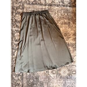 Satin Midi Skirt